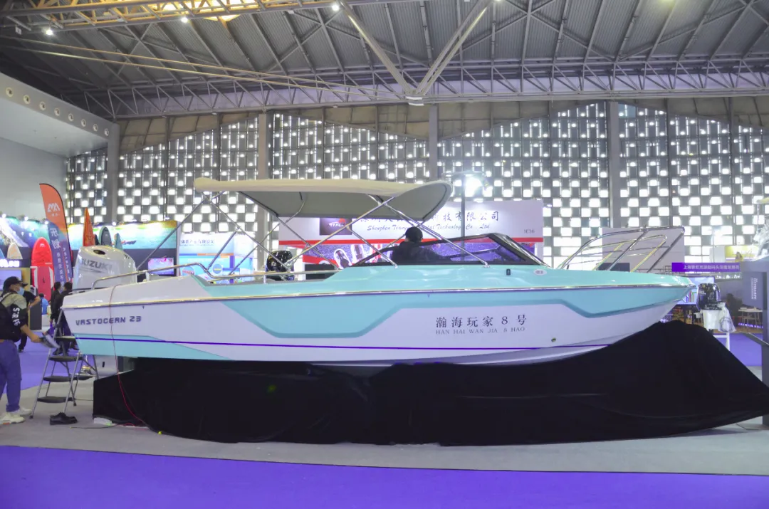 現(xiàn)場(chǎng)成交四艘！瀚海VASTOCEAN23定制游艇｜上海國際游艇展實(shí)拍
